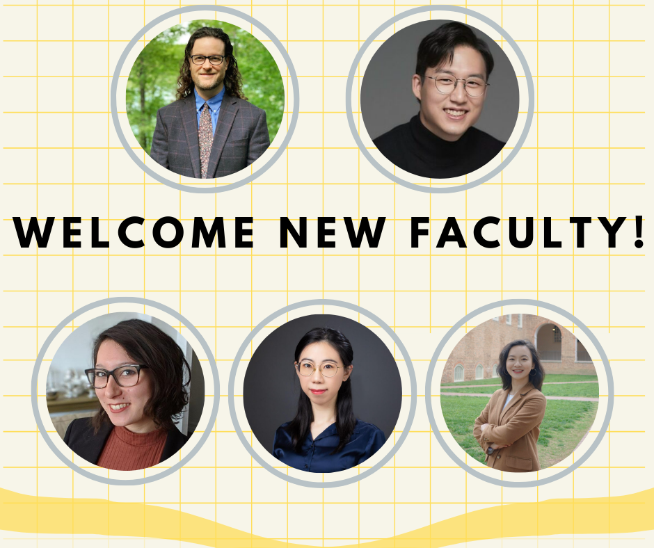 Welcome New Faculty!